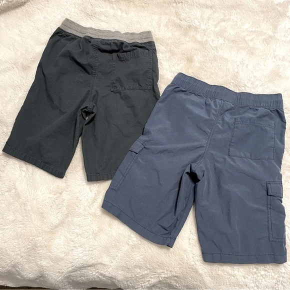 Boys Casual Shorts - Blue and Gray (2 Shorts) Size 10/12 - Picture 2 of 4